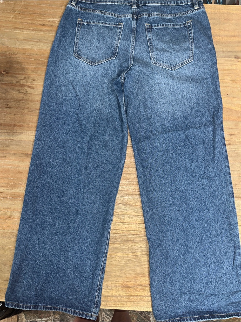 12th Tribe Dawson Medium Low Rise Wide-Leg Jeans. Sz. 30 vintage blue. - Picture 8 of 8